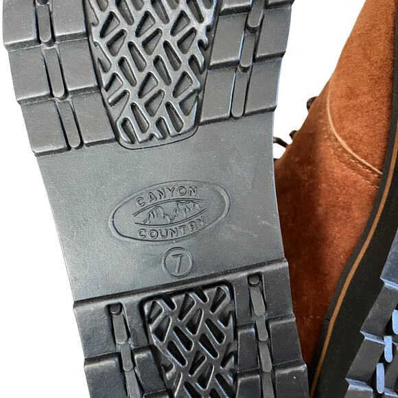 Canyon Country Womens Brown Susan Leather Shoes Boots NEW Size 7 - Picture 5 of 8